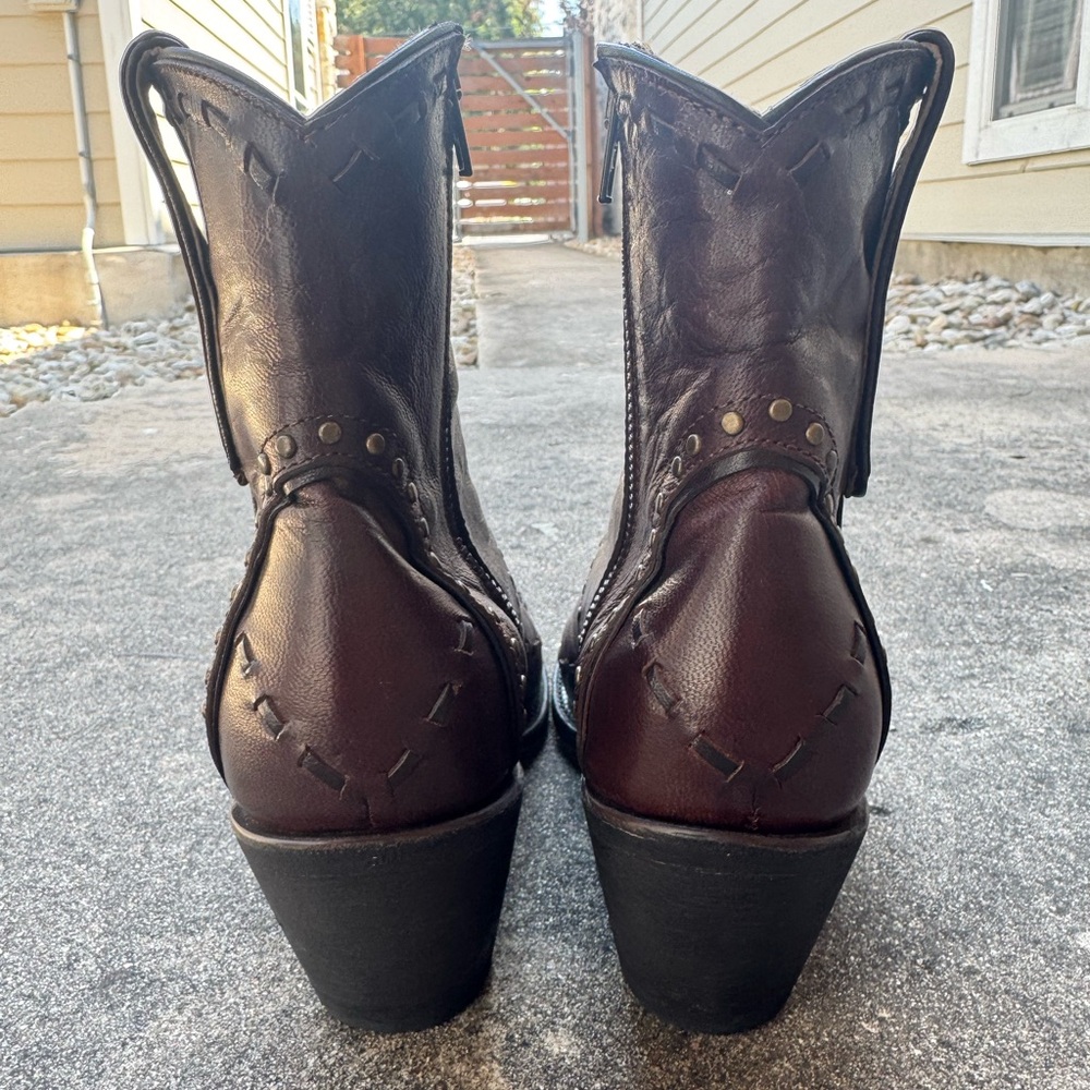 Old Gringo Brand Women’s Leather Western Cowgirl Ankle Boots Size 7.5 - Picture 9 of 11